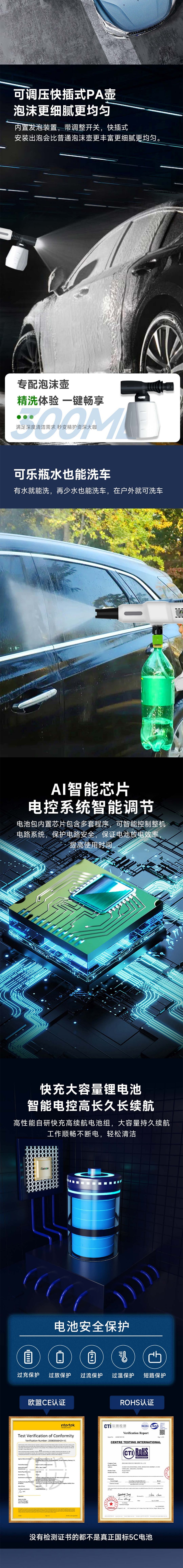 【中国直邮】小米有品 Fixnow 400E手持锂电清洗机 基础款