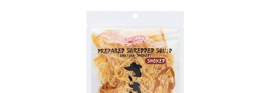 日本SHIRAKIKU 魷魚絲 煙燻味 170g【低脂高蛋白健康點心】