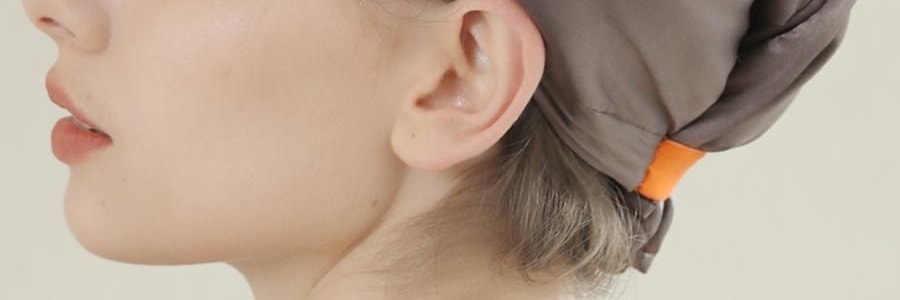 PANVIN盤易 乾髮帽 速乾科技時尚雙層強吸水 絲綢緞面禮盒 #香檳粉【嬰兒級7A抑菌】