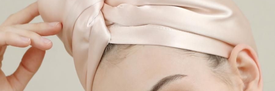 PANVIN盤易 乾髮帽 速乾科技時尚雙層強吸水 絲綢緞面禮盒 #香檳粉【嬰兒級7A抑菌】