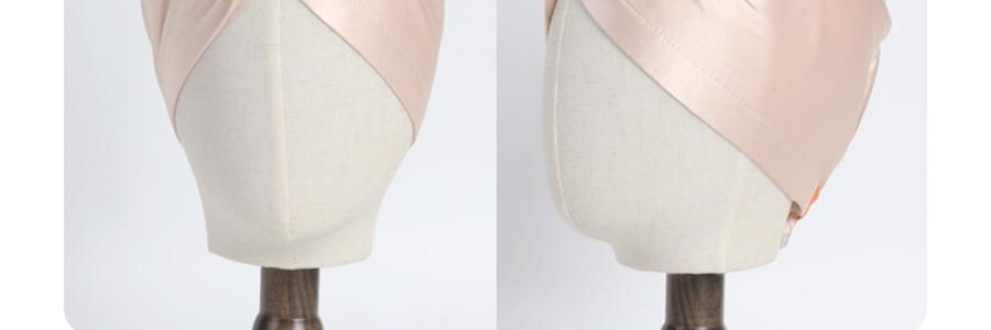 PANVIN盤易 乾髮帽 速乾科技時尚雙層強吸水 絲綢緞面禮盒 #香檳粉【嬰兒級7A抑菌】