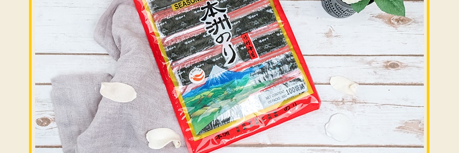 日本本洲 味付海苔 香辣味 90g