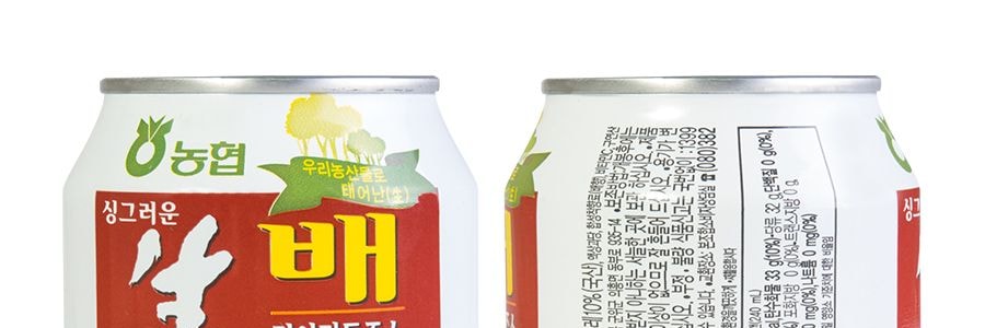 韓國NONGHYUP 水梨果肉汁 240ml【瑞鎮食堂醃肉同款】