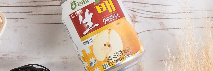 韓國NONGHYUP 水梨果肉汁 240ml【瑞鎮食堂醃肉同款】