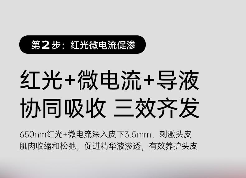 博拉利 英国 微电流按摩梳 多功能养护彩光护理 暮光紫色 1件