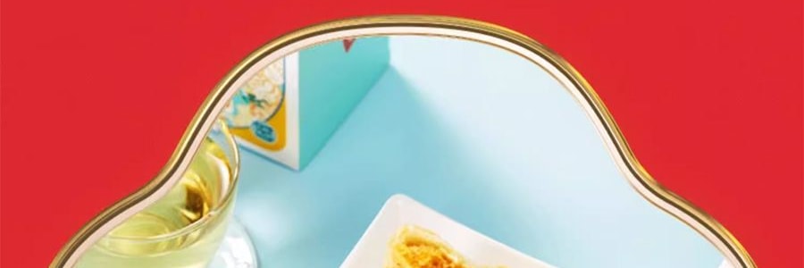 【上海經典】沈大成 清風頌月 蘇式月餅禮盒 8枚入 640g【禦品椰皇+桃仁黑麻+上等五仁+玫瑰細沙味】【全美超低價】