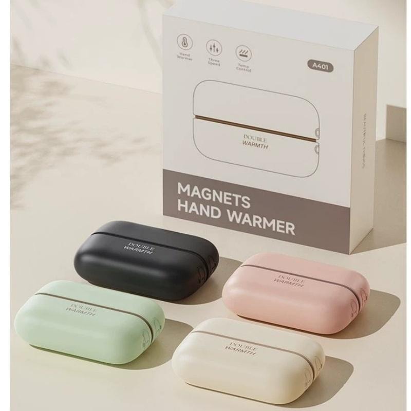 暖手寶磁吸分離式二合一迷你隨身攜帶便攜手握式防爆 薄荷綠 一對