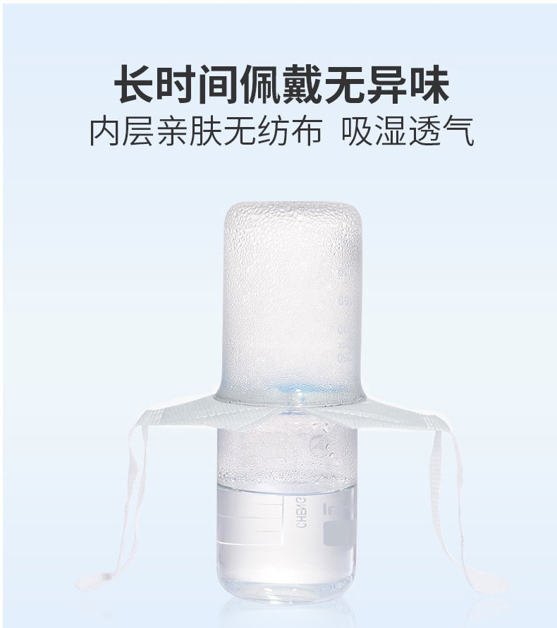 【中国直邮】BNOWI/班诺维  3D立体隔离口罩独立包装  50只黑色+50只白色