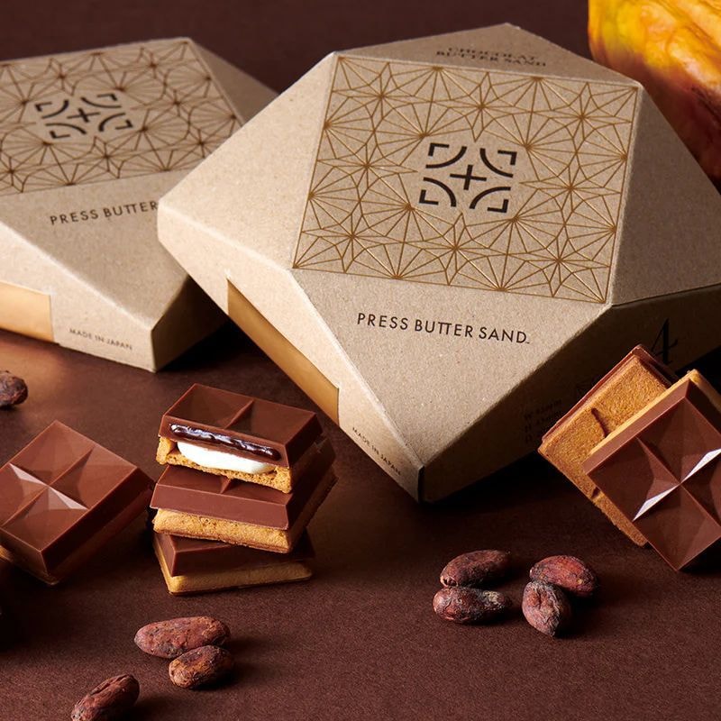 【日本直郵】日本 press butter sand 濃厚生巧奶油夾心奶油餅乾餅乾 4個裝