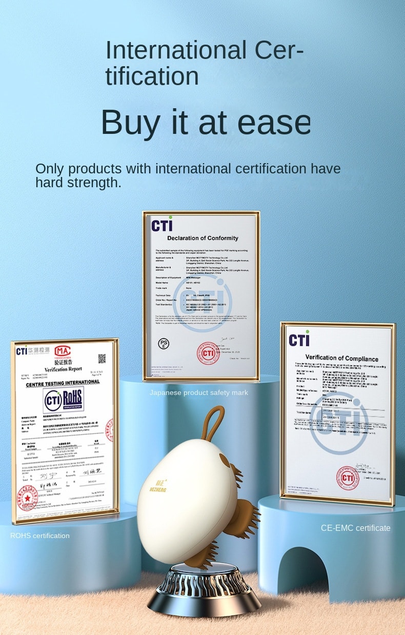 【輪滑世界冠軍郭丹代言品牌】中國 和正HEZHENG 頭部按摩器全自動頭皮按摩爪電動防水按摩儀 白色 1件