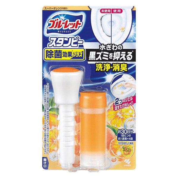 日本 小林制药 KOBAYASHI 马桶消臭花型凝胶香薰冻柑橘橙香 28g