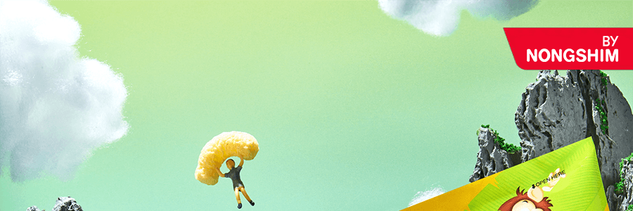 韩国NONGSHIM农心  香蕉脆条 玉米泡芙 膨化零食 45g【 Blackpink Jennie推荐】