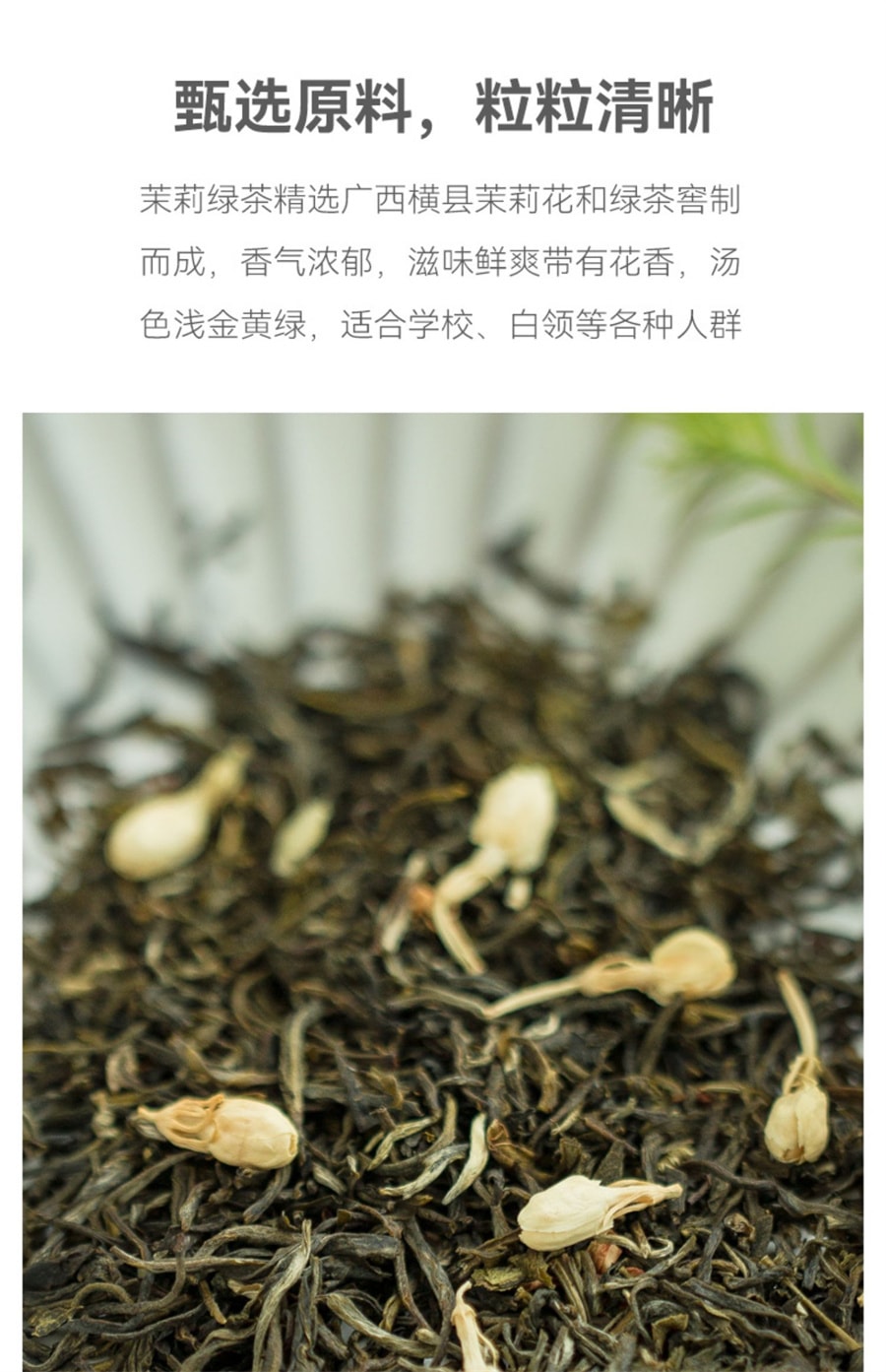 【中国直邮】闫济堂 浓香型茶叶 泡茶袋装 茉莉花茶50包/袋