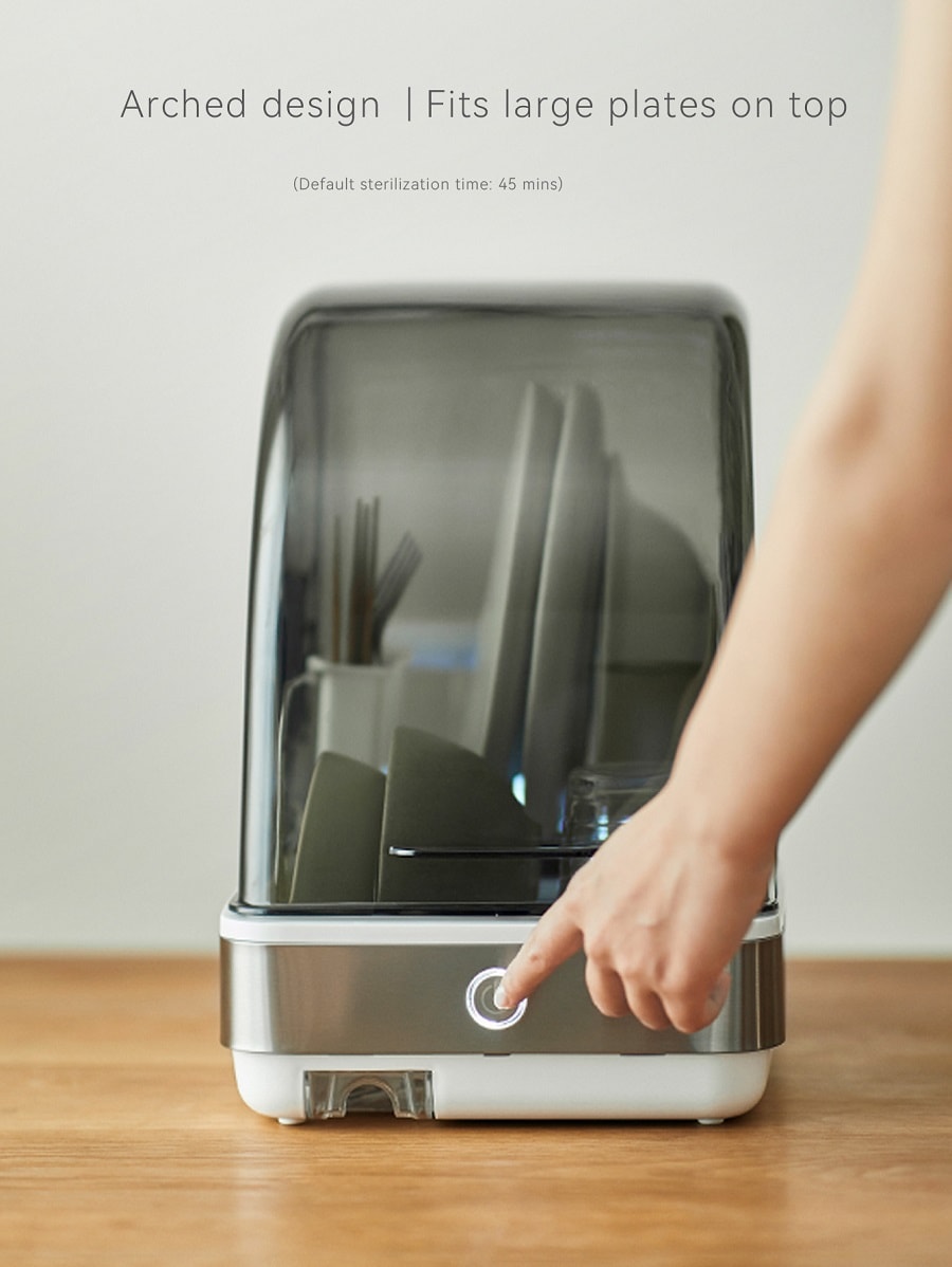 OLAYKS 22L 消毒櫃 白色 奶瓶消毒 餐具烘乾 桌上型 家用小型 22L 100~120V通用