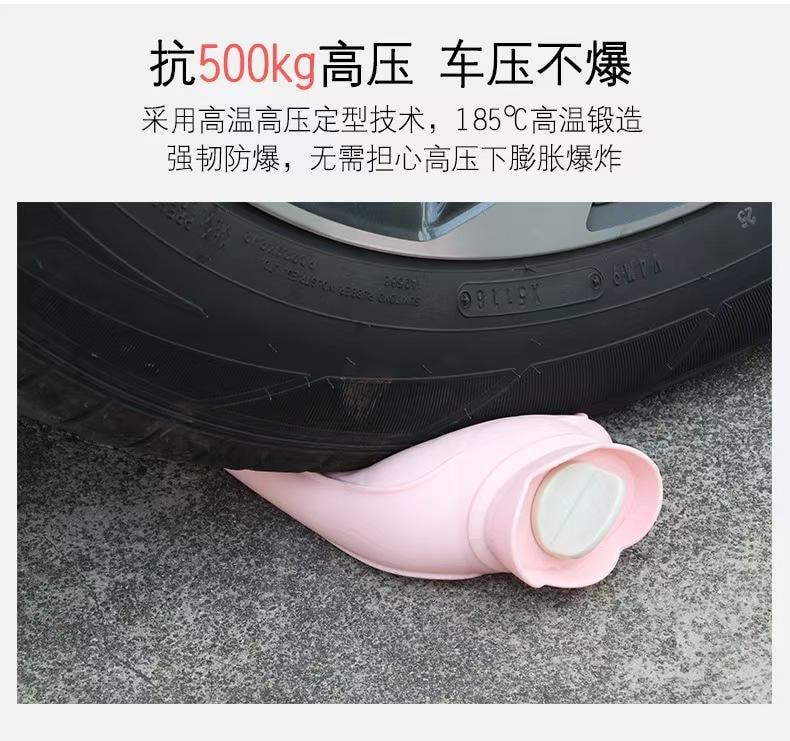 【中国直邮】 百宝臻选 【冬日必备】硅胶热水袋 砖红(送针织套) 小号350ml