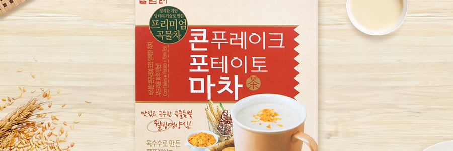 韩国DAMTUH丹特 玉米马铃薯山药营养粉 早餐代餐粉 12条入 264g