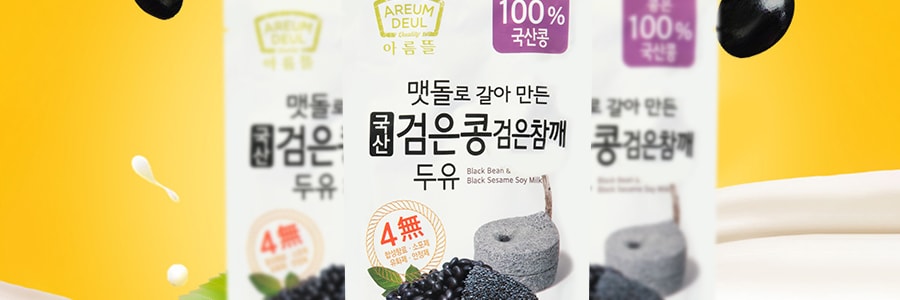 韓國AREUM DEUL 黑豆黑芝麻豆奶 180ml