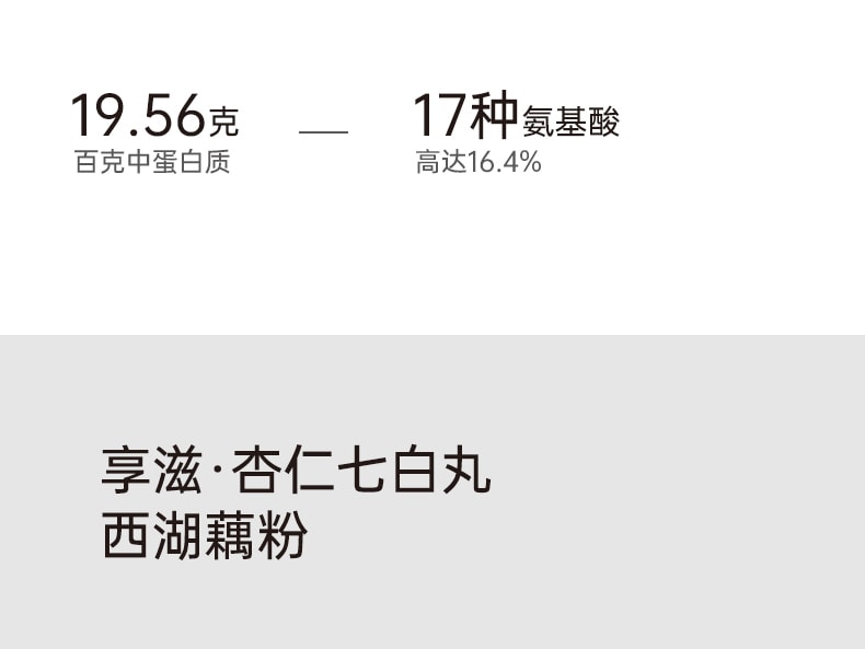 【中國直郵】享滋 杏仁七白丸320g/罐杏仁蓮子百合粉養生丸子