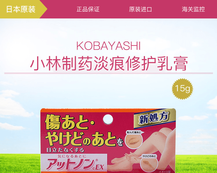 KOBAYASHI 小林制药||淡痕修护乳膏||15g