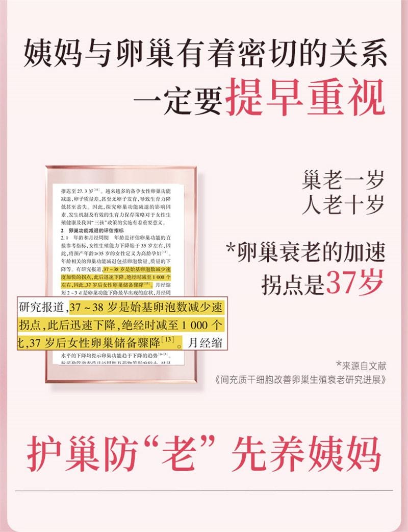 【中国直邮】 维特健灵 月舒补胶囊 女士经期调整保养 红润气色 补气血 养姨妈 调卵巢 60粒/盒(虚寒配方)