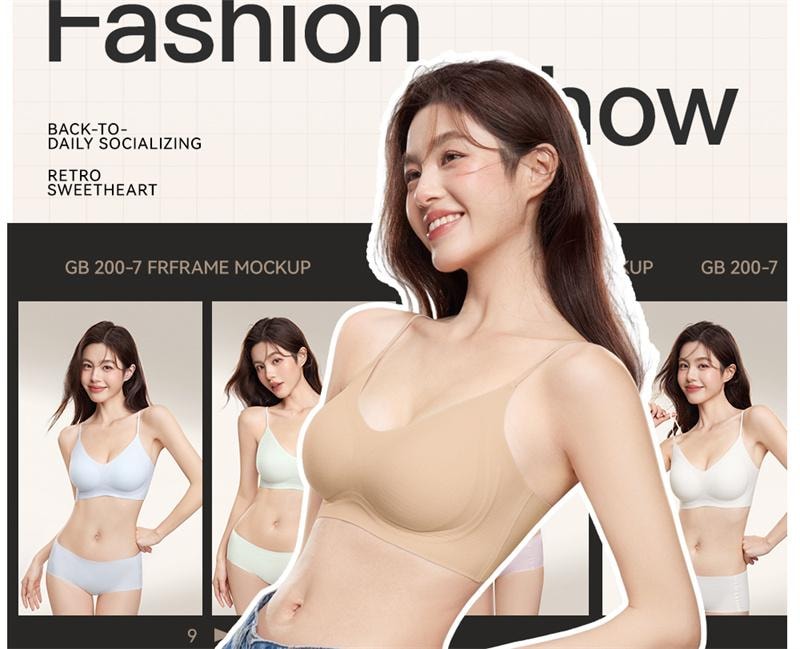 【中国直邮】 SecretWorld 无痕内衣女小胸聚拢隐形肤色粉底液细肩带 隐形肤 1条装 S码