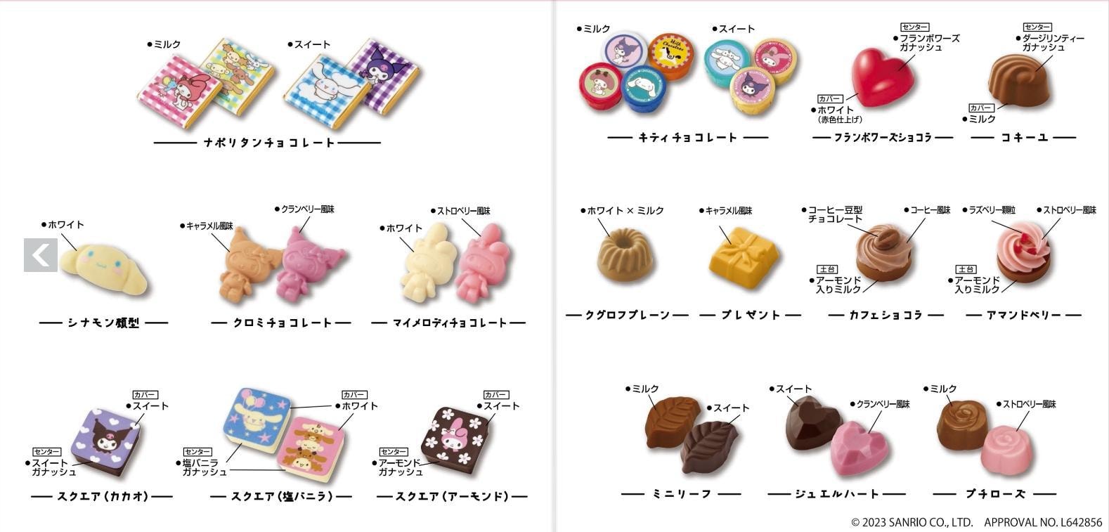 【日本直郵】goncharoff情人節巧克力美樂蒂粉盒 4枚入