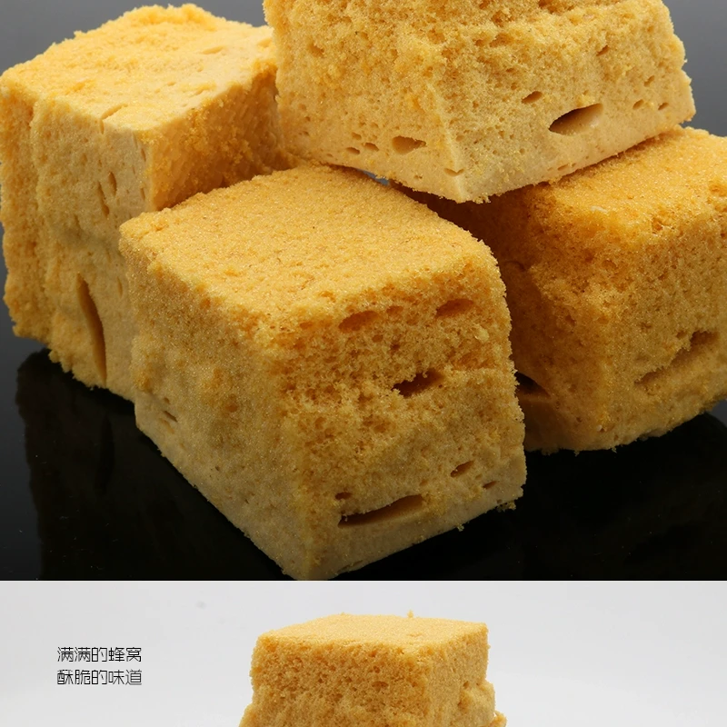 中國 百年張記 80後回憶 純正老式手工蜂蜜糖 傳統工藝 蜂窩糖 250克 香甜脆不粘牙 2024 新年 灶糖系列過年糖