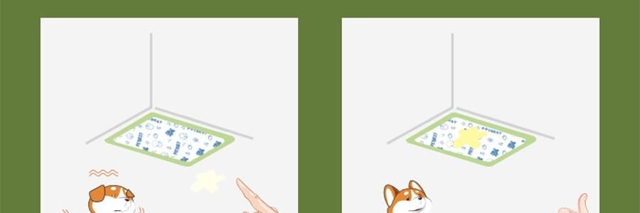 KIKOPALS Petbest系列 宠物厚实尿垫 带背胶可粘贴 宠物尿布 50p 45*60cm