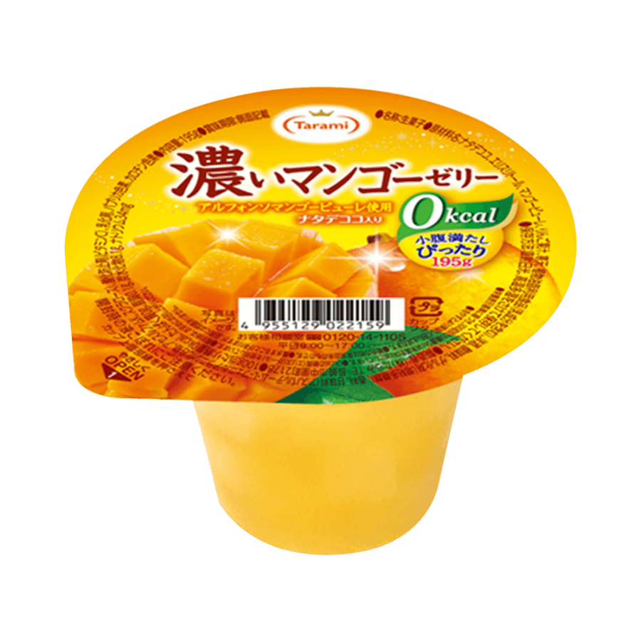 [日本直邮] TARAMI 多良见 0卡路里系列香浓果冻  芒果味 195g