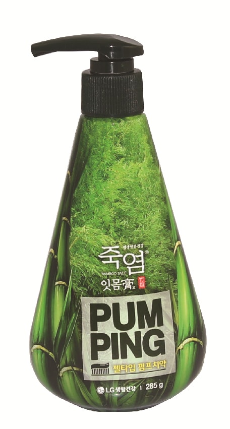 [Taiwan direct mail] Korea push toothpaste (bamboo salt) 285 g / bottle