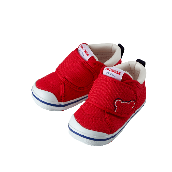【日本直效郵件】MIKIHOUSE||獲獎新款學步鞋 二段||紅色 13.5cm 1雙