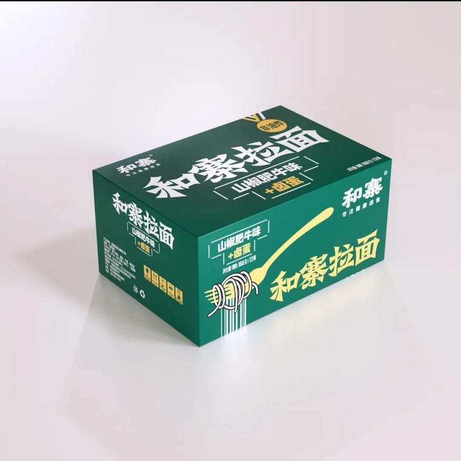 A1 中国 和寨 拉面山椒肥牛卤蛋速食 257g