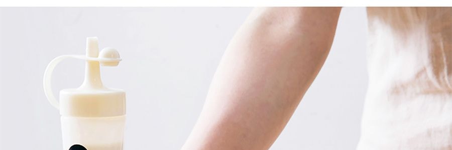 日本INOMATA 酱料调料 收纳分装瓶  白色 1pc 可挤压有封口 适合蚝油番茄酱色拉油等各种酱料