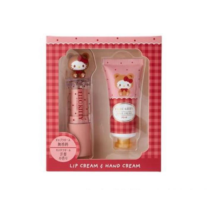 【赠品】【日本直邮】 日本 SANRIO 三丽欧 HELLOKITTY护手霜+爱心润唇膏套装 1套