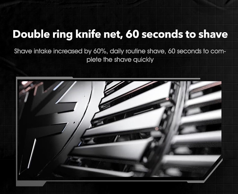 Smart Electric Shaver Purple Orange