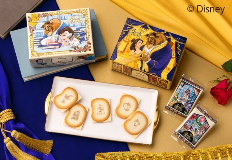 【日本直郵】日美同步 日本東京香蕉 最新發售 東京香蕉✖️迪士尼 美女與野獸 芝士夾心餅乾 12枚裝 包裝B