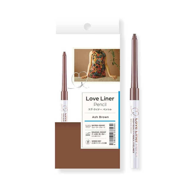 【日本直邮】MSH Love Liner极细防水不晕染眼线胶笔 Ash Brown灰棕色 0.1g