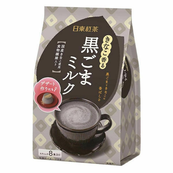 日本 NITTOH 日东红茶 黑芝麻牛奶豆浆 13g×8pcs