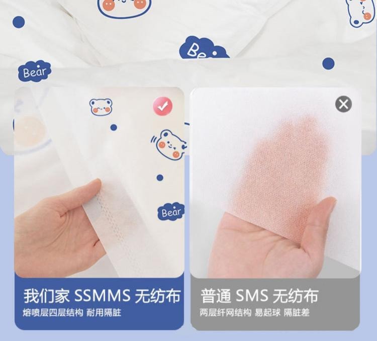 Shuiyue Qinhuai 2-Pack Disposable Bedding Set Ultra Soft & Sterile for Travel/Hotel