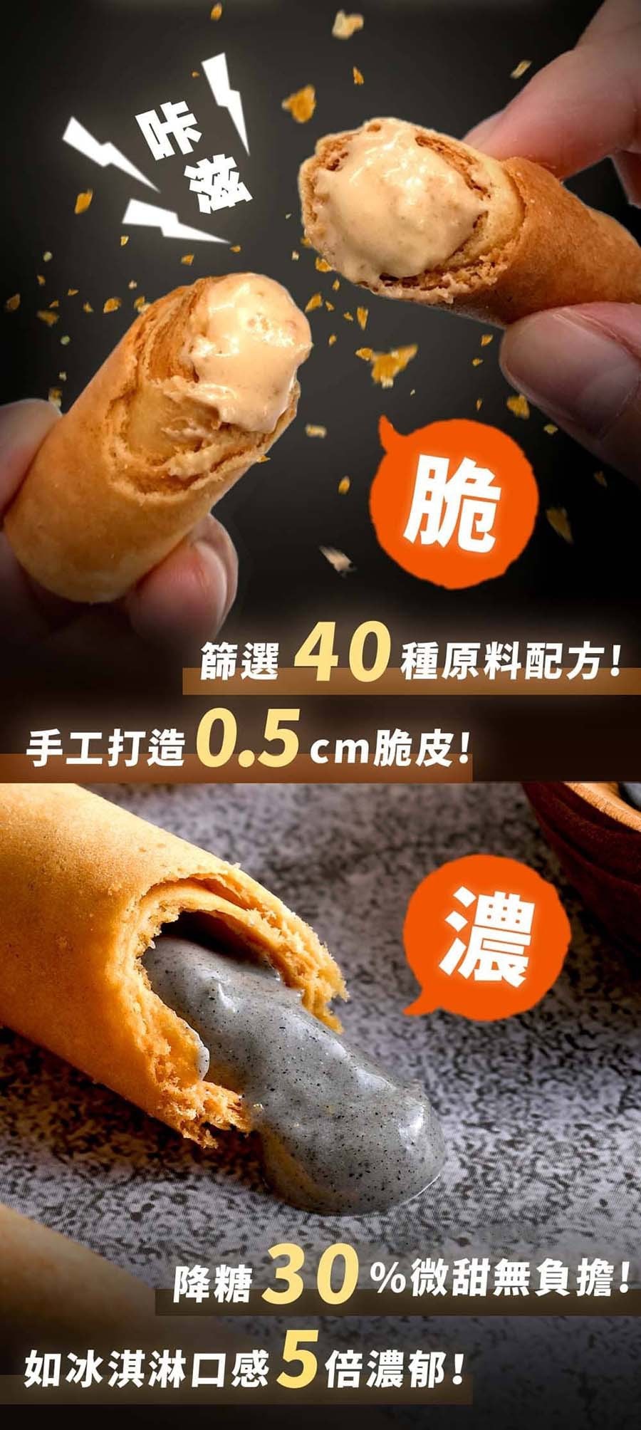 [台湾直邮] 三统汉果子福源花生酱浓心卷 -12入/盒 零食/糕点/伴手礼/台湾特产*