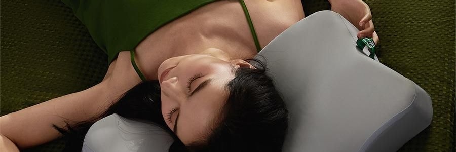 7C七西 蝶枕Air枕头护颈椎助睡眠 送礼推荐 人体工学枕头 樱花粉 600×400×110/90mm