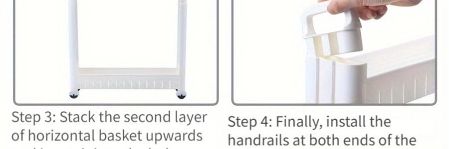 3層邊縫櫃夾縫櫃子 縫隙收納櫃 附輪子掛鉤 45×10×73cm