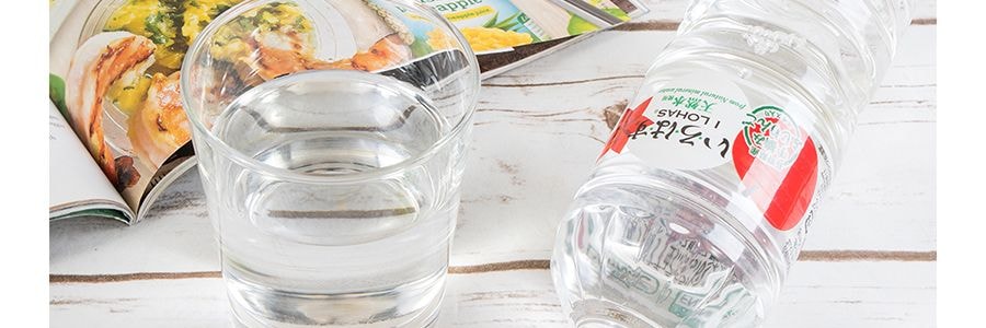 日本I LOHAS 無色透明蘋果口味礦泉水 555ml