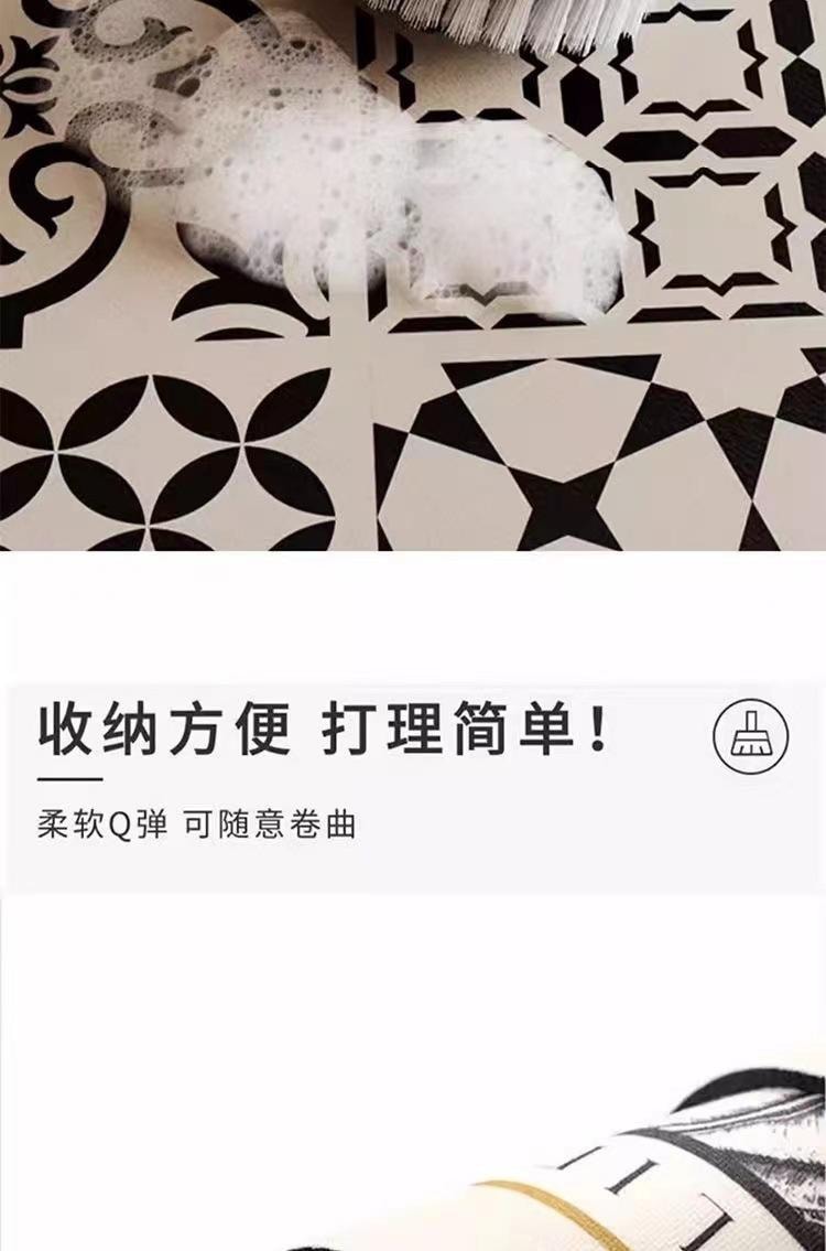 【中国直邮】 FOXTAIL 线条小狗 浴室地垫 卫生间防滑硅藻泥 卡通 可爱 玄关 装饰  强吸水 -沐浴时光 80*120cm1个 *|预计到达时间3-4周