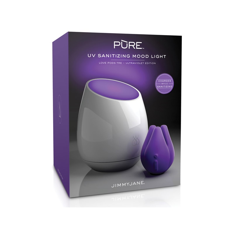 Love Pods Tre Pure UV Sanitizing Mood Light - Ultraviolet Edition