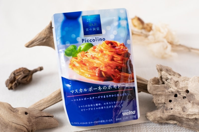 【日本直郵】日本日清製粉 青之洞窟義大利麵醬 辣番茄風味醬 110g