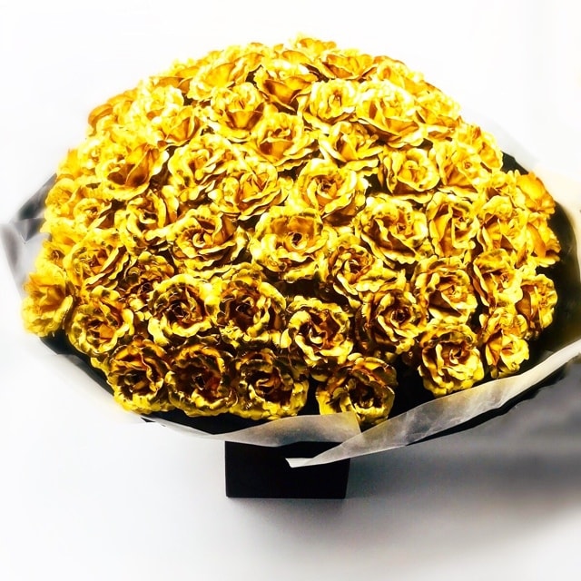 Eternal 99 golden rose (eternal flower custom products do not support returns! Mind your own business)