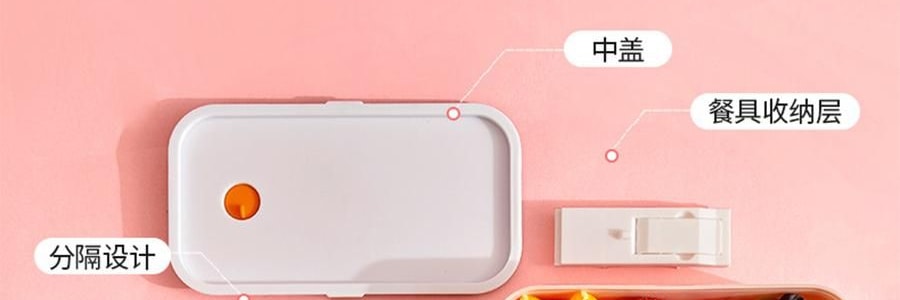 川島屋 melody雙層便當盒 便攜餐盒 18.8*10*11cm 【三麗鷗聯名】