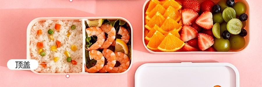 川島屋 melody雙層便當盒 便攜餐盒 18.8*10*11cm 【三麗鷗聯名】