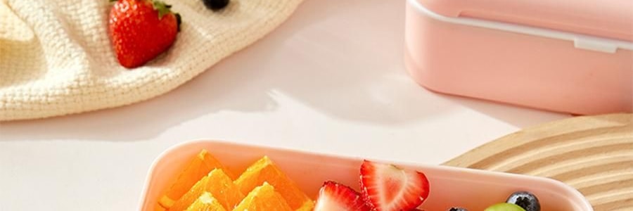 川島屋 melody雙層便當盒 便攜餐盒 18.8*10*11cm 【三麗鷗聯名】